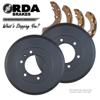 REAR BRAKE DRUMS + SHOES for HOLDEN COLORADO RG 2.8L Duramax 2012-2020 RDA6808 
