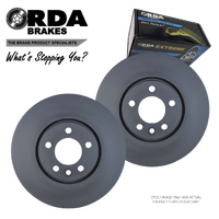 RDA8285 RDA FRONT BRAKE ROTORS + H/D PADS for VOLKSWAGEN TRANSPORTER T5 *340mm