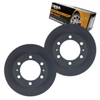 FRONT BRAKE ROTORS + PADS for TOYOTA HILUX KUN26R 3.0L Turbo Diesel 2005-2015 RDA7786