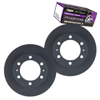 FRONT BRAKE ROTORS + PADS for TOYOTA HILUX KUN26R 3.0L Turbo Diesel 2005-2015 RDA7786