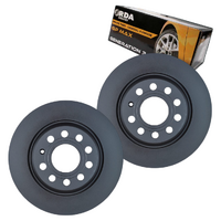 REAR DISC BRAKE ROTORS + PADS for VOLKSWAGEN GOLF 5K GTi 2.0L Turbo 2009-2012   RDA8222