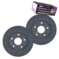 FRONT DISC BRAKE ROTORS + PADS for HONDA ACCORD CM6 3.0L V6 2003-12/2007 RDA7594