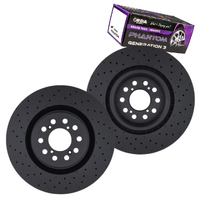 FRONT DISC BRAKE ROTORS + PADS for HONDA CIVIC FK8 Type-R 2.0L Turbo 2017-2022  RDA8549