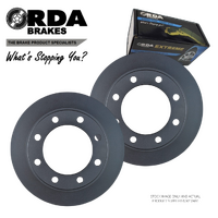 RDA7764 RDA FRONT BRAKE ROTORS + H/D PADS for FORD F250 F350 4WD ABS 2001-2006