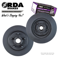 RDA131 RDA FRONT DISC BRAKE ROTORS + PADS for FORD FALCON EF - EL XH W/O ABS