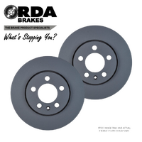 FRONT BRAKE ROTORS for VOLKSWAGEN POLO AW 1.0 Turbo *PR:1ZG 6/2017 On RDA8542