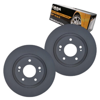 FRONT BRAKE ROTORS + PADS for MITSUBISHI LANCER CY4A 2.0T Ralliart AWD 2008-2013 RDA7625