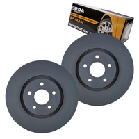 FRONT DISC BRAKE ROTORS + PADS for VOLVO V40 T4 2.0L Turbo 5cyl 132kW 2013-2015 RDA7885