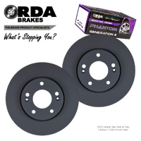 RDA FRONT BRAKE ROTORS + PADS for HYUNDAI I30 GD 1.8 G4NB 4cyl 2012-2017 RDA8195