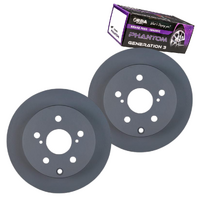 REAR DISC BRAKE ROTORS + PADS for TOYOTA RAV4 ACA38 2.4L 2AZ-FE 4cyl 2010-2012  RDA7768