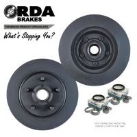 RDA131 RDA FRONT BRAKE ROTORS for FORD FALCON EF - EL XH W/O ABS Inc. Bearings