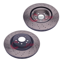 CROSS-DRILLED FRONT BRAKE ROTORS for MERCEDES-BENZ GLE350d W166 3.0TD 2015-2019 PSR18266