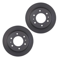 REAR DISC BRAKE ROTORS for MITSUBISHI PAJERO L149 2.5L Turbo Diesel 1986-1989 RDA238