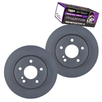RDA REAR BRAKE ROTORS + PADS for MERCEDES-BENZ C180K W203 *AMG 290mm 2002-2007  RDA289