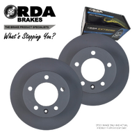 REAR DISC BRAKE ROTORS + HD PADS for RENAULT MASTER SRW 2010 ONWARDS RDA8214