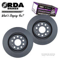 REAR BRAKE ROTORS + PADS for VOLKSWAGEN GOLF GTi 5G1 2.0L Turbo *310mm 2013-2018 RDA7384