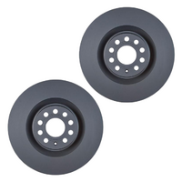 FRONT BRAKE ROTORS for VOLKSWAGEN GOLF R32 1K 3.2L V6 PR 1LM 2006-2010 RDA7382 