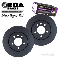 FRONT BRAKE ROTORS + PADS for Land Rover Discovery 3 2.7 TDV6 2005-2009 RDA7099