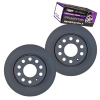 REAR BRAKE ROTORS + PADS for VOLKSWAGEN GOLF 7 1.4L Turbo 2012-2020 *1KE RDA8122