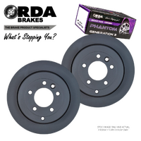 RDA7928 RDA REAR BRAKE ROTORS + PADS for Land Rover Discovery 3 2.7 TDV6 05-2009