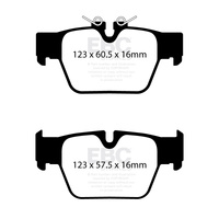 EBC YELLOWSTUFF REAR BRAKE PADS for BMW M235i F44 2.0L B48 Turbo 2019 Onwards DP42394R