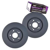 FRONT BRAKE ROTORS + PADS for HONDA ACCORD EURO CU2 2.4 2008-2015 *320mm RDA8203