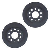 REAR BRAKE ROTORS for VOLKSWAGEN CADDY 2C 1.6L Turbo Diesel 2010-2015 RDA7911