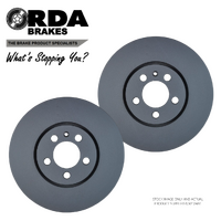 FRONT BRAKE ROTORS for VOLKSWAGEN POLO 6C 1.2L Turbo CJZD 4cyl PR 1ZC 2014-2017 RDA7198