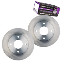 FRONT DISC BRAKE ROTORS + PADS for NISSAN NV200 M20 1.6L 02/2010 Onwards RDA913