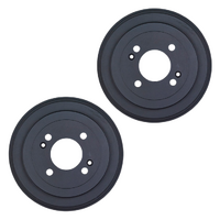 REAR BRAKE DRUMS PAIR for NISSAN NV200 M20 1.6L 02/2010 Onwards RDA6837