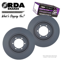 FRONT DISC BRAKE ROTORS + CERAMIC PADS for LDV T60 *300mm 2017 Onwards RDA8667
