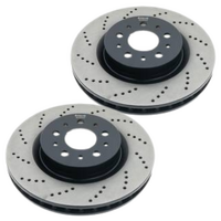 BREMTEC EVOLVE FRONT BRAKE ROTORS for MASERATI GRAN TURISMO 4.2L V8 2007-2014 BDR90083EV