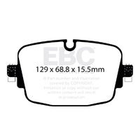 EBC YELLOWSTUFF REAR BRAKE PADS for AUDI RS6 4A5 4.0L Bi-Turbo Hybrid V8 9/2019 Onwards DP42516R