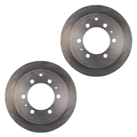 RDA REAR DISC BRAKE ROTORS for TOYOTA LAND CRUISER HZJ75 4.2L Diesel 4WD 1992-1999 RDA787