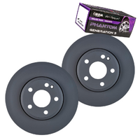 FRONT DISC BRAKE ROTORS + PADS for Mercedes-Benz GLA180 X156 2015-2020 RDA8343