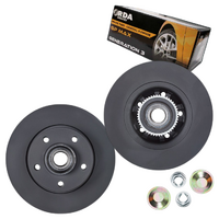 REAR DISC BRAKE ROTORS + PADS for RENAULT TRAFIC 1.9TD 2.0TD 2004-2014 RDA8244
