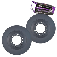 FRONT DISC BRAKE ROTORS + PADS for GWM V240 X240 2.0 Turbo Diesel 4WD 2011-2014 RDA8053
