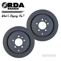 RDA7432 RDA REAR BRAKE ROTORS for Land Rover Discovery 4 TDV6 350mm 2009-2016