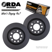 RDA7494 RDA REAR BRAKE ROTORS + PADS for AUDI A6 C6 3.0L TD V6 AWD 2006-2008