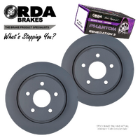 RDA7971 RDA REAR DISC BRAKE ROTORS + PADS for VOLVO S40 T5 2.5L Turbo 2004-2012