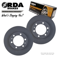 RDA8083 RDA FRONT BRAKE ROTORS + PADS for TOYOTA HILUX KUN26R *319mm With VSC