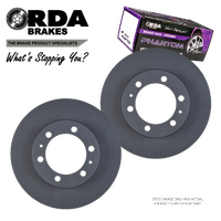 RDA8083 RDA FRONT BRAKE ROTORS + PADS for TOYOTA HILUX KUN26R *319mm With VSC