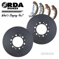 RDA6795 RDA REAR BRAKE DRUMS + SHOES for TOYOTA HILUX KUN26 3.0L Turbo Diesel