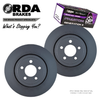 RDA7963 RDA FRONT DISC BRAKE ROTORS + PADS for Chrysler 300 Excl. SRT 2006-2021