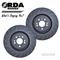 RDA8453 RDA CROSS DRILLED FRONT BRAKE ROTORS for MERCEDES-BENZ AMG A45 W176 2.0T