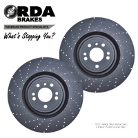 RDA8453 RDA CROSS DRILLED FRONT BRAKE ROTORS for MERCEDES-BENZ AMG CLA45 2.0 TURBO