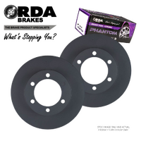 RDA7670 RDA FRONT DISC BRAKE ROTORS + PADS for TOYOTA PRADO 90 Series 1996-2002