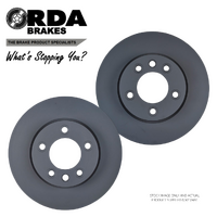 FRONT DISC BRAKE ROTORS for VOLKSWAGEN TOUAREG 7L V6 TDI 2006-2011 RDA7662