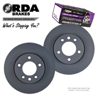 FRONT BRAKE ROTORS + PADS for VOLKSWAGEN TOUAREG 7L V6 TDI 2006-2011 RDA7662 RDA 