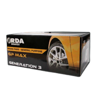 RDA GP MAX FRONT BRAKE PADS for LDV Deliver 9 2.0L Turbo Diesel RDB5027